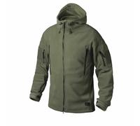 Helikon Tex Patriot Giacca di Pile Esterno con Cappuccio Od Verde Oliva Piccolo