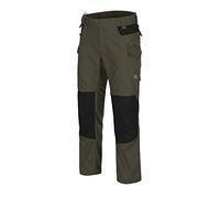 Helikon-Tex Pilgrim Style - Pantaloni tattici da uomo, antistrappo, leggeri, per attività all'aperto, escursionismo, forze dell'ordine, pantaloni da lavoro, Taiga verde/nero, 34W x 34L