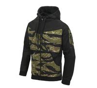 Helikon-Tex Felpa con cappuccio Rogue Hoodie Full Zip Tiger Stripe Camo Uomo Nero