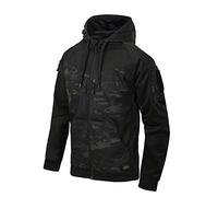 Helikon-Tex Rouge Felpa Con Cappuccio Full Zip Uomo Nero / Multicam Black Camo