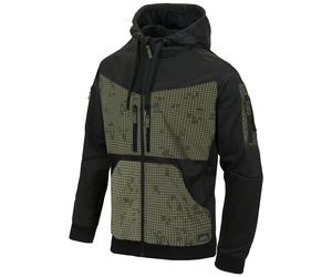 Helikon-Tex Rouge Felpa Con Cappuccio Full Zip Uomo Nero / Desert Night Camo