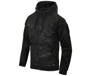 Helikon-Tex Rouge Felpa Con Cappuccio Full Zip Uomo Nero / Multicam Black Camo