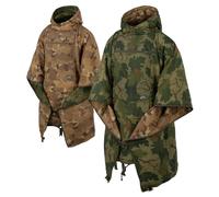 Helikon-Tex Swagman Roll - Mitchell Camo Leaf/Mitchell Camo Clouds - Poncho militare multiuso, coperta Woobie, sacco a pelo e giacca di emergenza