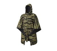 Helikon-Tex Swagman Roll, Poncho, Tiger Stripe, nero, linea Bushcraft