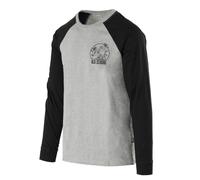 Helikon-Tex T - shirt Long Sleeve (Old School) - Mid Grey Mel - Taglia M/Regular