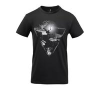 Maglietta da uomo Helikon-Tex T-Shirt (Night Valley) Taglia: XXL / Colore: nero/bianco