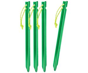 Helikon-Tex Tarp Stakes Leggero Alluminio Durevole Antiruggine 4 pz Verde
