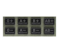 Helikon-Tex - Toppa per gruppi sanguigni, set da 2 pezzi - PVC - nero
