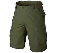 Helikon-Tex Uomo BDU Pantaloncini Polycotton Ripstop Verde Oliva Taglia L