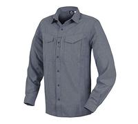 Helikon-Tex Uomo Defender Mk2 Gentleman Camicia Manica Lunga Melange Blu