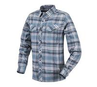 Helikon-Tex Uomo Defender Mk2 Pilgrim Camicia Manica Lunga Blue Plaid Taglia S