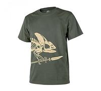Maglietta da uomo Helikon-Tex T-Shirt (Full Body Skeleton) Taglia: L / Colore: verde