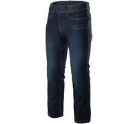 Helikon-Tex Uomo Grayman Tactical Jeans Slim Denim Mid Dark Blue Taglia 34W / 32L