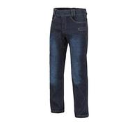 Helikon-Tex Uomo Grigioman Tactical Jeans Denim Mid Dark Blue Taglia M Long