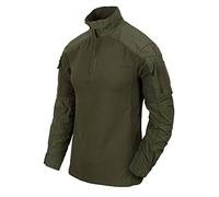 Helikon-Tex Camicia MCDU Combat Uomo NyCo Ripstop Manica Lunga Verde Oliva Taglia L