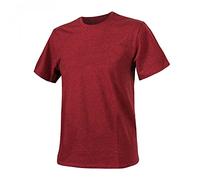 Helikon-Tex Maglietta Uomo Formazione Palestra Cotone Escursionismo Melange Rosso Taglia S
