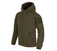 Helikon-Tex Urban Tactical - Felpa con cappuccio Lite (Fullzip), colore: Verde, verde