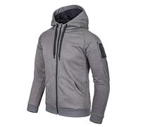 Helikon-Tex Urban Felpa Con Cappuccio Tattica Full Zip Uomo Cacia Melange Grigio