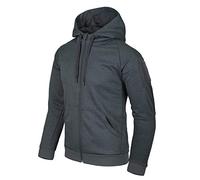 Helikon-Tex Urban Tactical Hoodie Full Zip Melange Nero-Grigio Taglia M