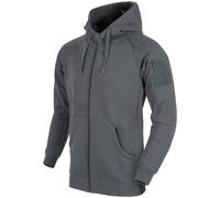 Helikon-Tex Urban Tactical Hoodie Lite Full Zip Tattico Giacca Cappotto Grigio