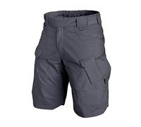 Helikon-Tex Urban (UTK) Pantaloncini Tattici in Policotone antistrappo, Vita 76,2 cm, Lunghezza 28 cm, Grigio Ombra
