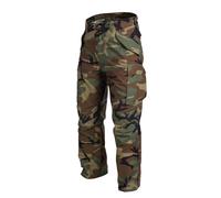 Helikon Tex US M65 Pantaloni Esercito Campo Woodland Mimetico ML Medio Lungo