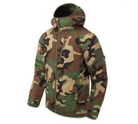 Helikon-Tex Wolfhound ClimaShield - Giacca con cappuccio, colore: Grigio, US Woodland, M