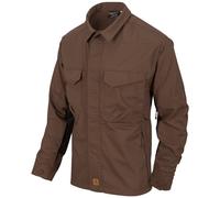 Helikon-Tex Woodsman Camicia Manica Lunga Uomo Bushcraft YKK Earth Brown / Nero