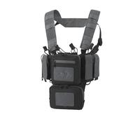 Helikon-Tex Training Mini Rig YKK Il Petto MOLLE Pattuglia Nero / Shadow Grey