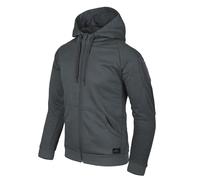 Helikon-Tex Urban Tactical Hoodie Full Zip Melange Nero-Grigio Taglia L