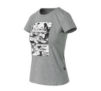 Helikon Women's T - shirt Slim (Combat date) - Mid Grey Melange - M/Regular
