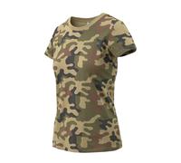 Helikon Women's T - shirt Slim Organic - PL Woodland - XL/Regular