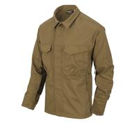 Helikon-Tex Camicia Uomo Woodsman – Manica Lunga Bushcraft YKK – Coyote/Taiga Green XXL