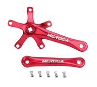 Helilyco 170 mm per bicicletta Crank Set 130 per BCD, per CNC Lega di Alluminio Sinistra e Destra Guarnitura Montagna per Bici MTB, Corona Bracci con Viti, Nero
