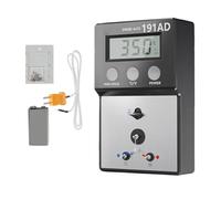 Helilyco 191AD Tester di temperatura del saldatore con termocoppia di tipo K, termometro digitale a punta 0-800 gradi per stazione di saldatura, schermo LCD, per spegnimento automatico con