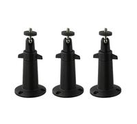 Helilyco 3 staffe di montaggio a parete in lega di alluminio, supporto regolabile a 360° e inclinazione di 90°, base da soffitto per interni ed esterni, compatibile con Arlo Pro/Blink/CCTV, nero