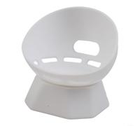 Helilyco Base stabile per Echo Dot 5th Gen - Supporto antiscivolo in silicone per altoparlante intelligente bianco