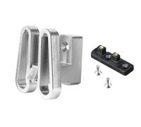 Helilyco Brompton e DAHON - Supporto pieghevole per borsa da bicicletta, in lega di alluminio 6061, blocco portapacchi anteriore, per nero, rosso o argento