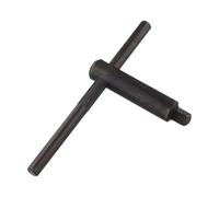 Helilyco Chiave quadrata per mandrini per tornio, 8/10/12/14/17 mm, in acciaio al carbonio con ossidazione nera, impugnatura antiscivolo in rilievo per fresatura e lavorazione CNC, 10 x 10 mm