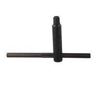 Helilyco Chiave quadrata per mandrini per tornio, 8/10/12/14/17 mm, in acciaio al carbonio con ossidazione nera, impugnatura antiscivolo in rilievo per fresatura e lavorazione CNC, 12 x 12