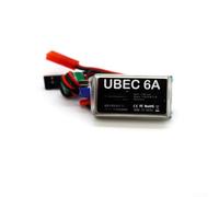 Helilyco Compatto per ubec Regolatore 4A 6A 8A RC Modelli, 5V 6V 74V Uscita stabile con soppressione del rumore aereo e auto (6A BEC)