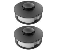 Helilyco Confezione da 2 bobine di ricambio per decespugliatore Einhell GC-ET 4530 con filo in nylon da 1,4 mm, accessorio per tosaerba a doppia linea per utensili elettrici da giardino