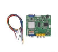 Helilyco Convertitore per video RGB a VGA per Monitor LCD PDP Convertitore | Conversione per hd, supporto CGA EGA YUV, uscita VGA stabile, per monitor moderni, installazione facile