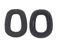 Helilyco Cuscinetti auricolari di ricambio per Logitech Zone Vibe 100, cuscinetti in memory foam e pelle proteica, grigio