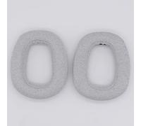 Helilyco Cuscinetti auricolari in memory foam e pelle proteica per cuffie Logitech e Vibe100, 16 x 10 x 3 cm, nero/grigio/rosa