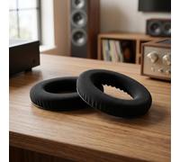 Helilyco Cuscinetti auricolari in morbido velluto per cuffie Sennheiser HD 490 PRO e HD 490 PRO Plus, facili da installare, cuscinetti neri