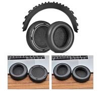 Helilyco Cuscinetti in gel di raffreddamento e fascia in silicone per cuffie Alienware AW920H, cuscinetti di ricambio in spugna morbida con copertura, nero