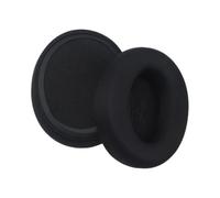 Helilyco Cuscinetti morbidi e traspiranti per cuffie Razer Kraken V4 X, V4 Pro e Kitty V2 Pro, in pelle proteica resistente, colore: nero