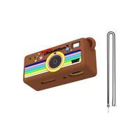 Helilyco Custodia in silicone a forma di orsetto per fotocamera Kodak Charmea, morbida pelle protettiva con protezione dei bordi, cover leggera da 27,2 g