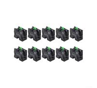 Helilyco Interruttore di controllo della macchina 3x3cm Snap-in montaggio | NO/blocchi di contatto, azione momentanea, 10A 600V rating, per ideale per il controllo del motore, cablaggio facile